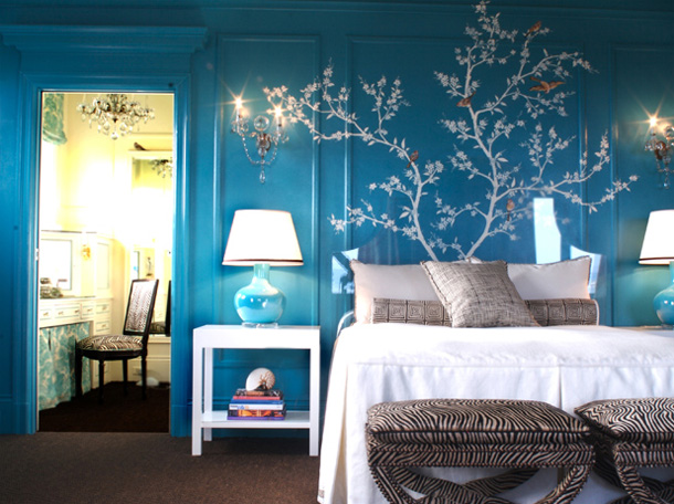 Navy Blue and White Bedroom Ideas