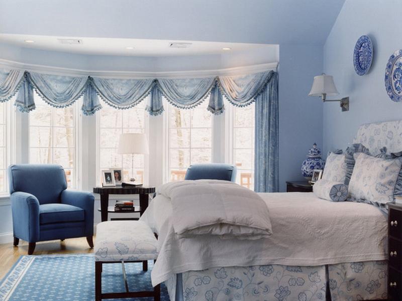 Blue and White Master Bedroom Ideas