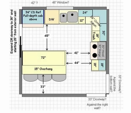 12x12 Kitchen Floor Plans