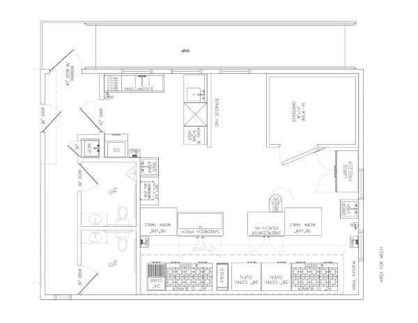 Commercial Kitchen Floor Plans