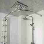 Corner Tub Shower Curtain Rod