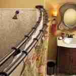 Double Curved Shower Curtain Rod Oil Rubbed Bronze