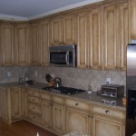 Faux Painting Kitchen Cabinets