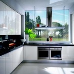 Glossy White Kitchen Cabinets