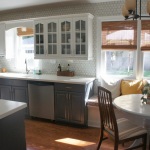 Gray and White Kitchen Cabinets