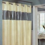 Hookless Shower Curtain with Window