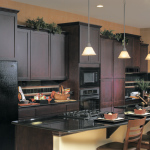 Kitchen Cabinet Colors with Black Appliances