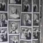 Marilyn Monroe Shower Curtain Black and White