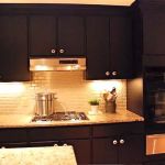 Painted Black Kitchen Cabinets