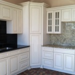 White Corner Kitchen Cabinet