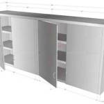 White Kitchen Storage Cabinets with Doors