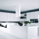 White Lacquer Kitchen Cabinets