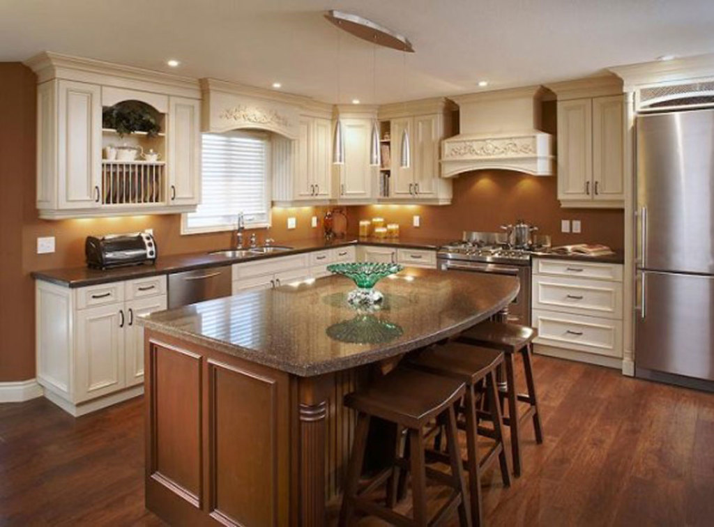 White Wood Kitchen Cabinets