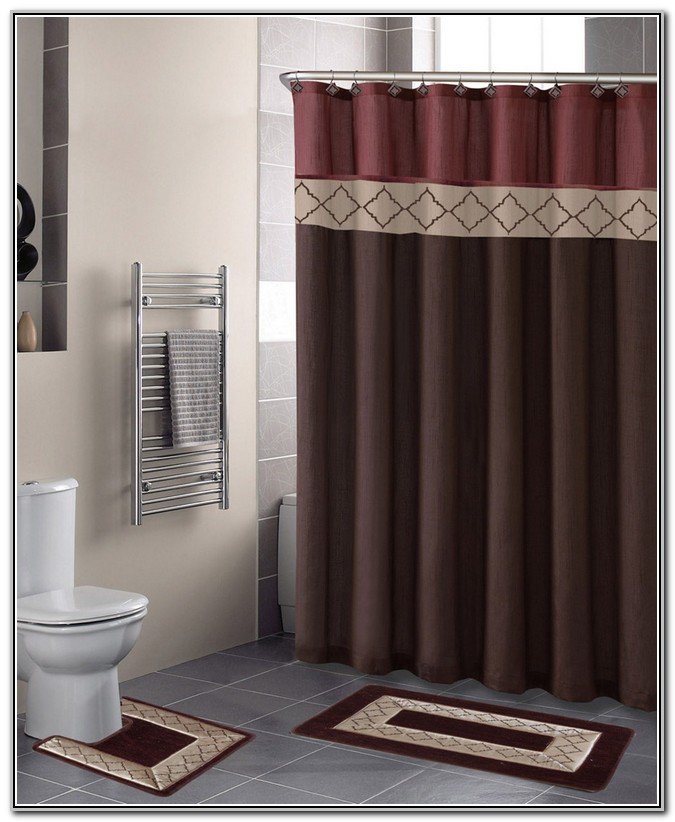 Bathroom Sets with Shower Curtain and Rugs