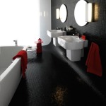 Black Bathroom Floor Tiles