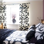 Black and White Bedroom Curtains