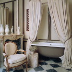 Clawfoot Bathtub Shower Curtain