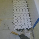 DIY Bathroom Floor Tile