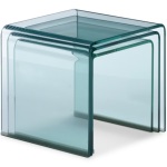 Glass Side Tables for Living Room
