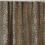 Leopard Shower Curtain Set