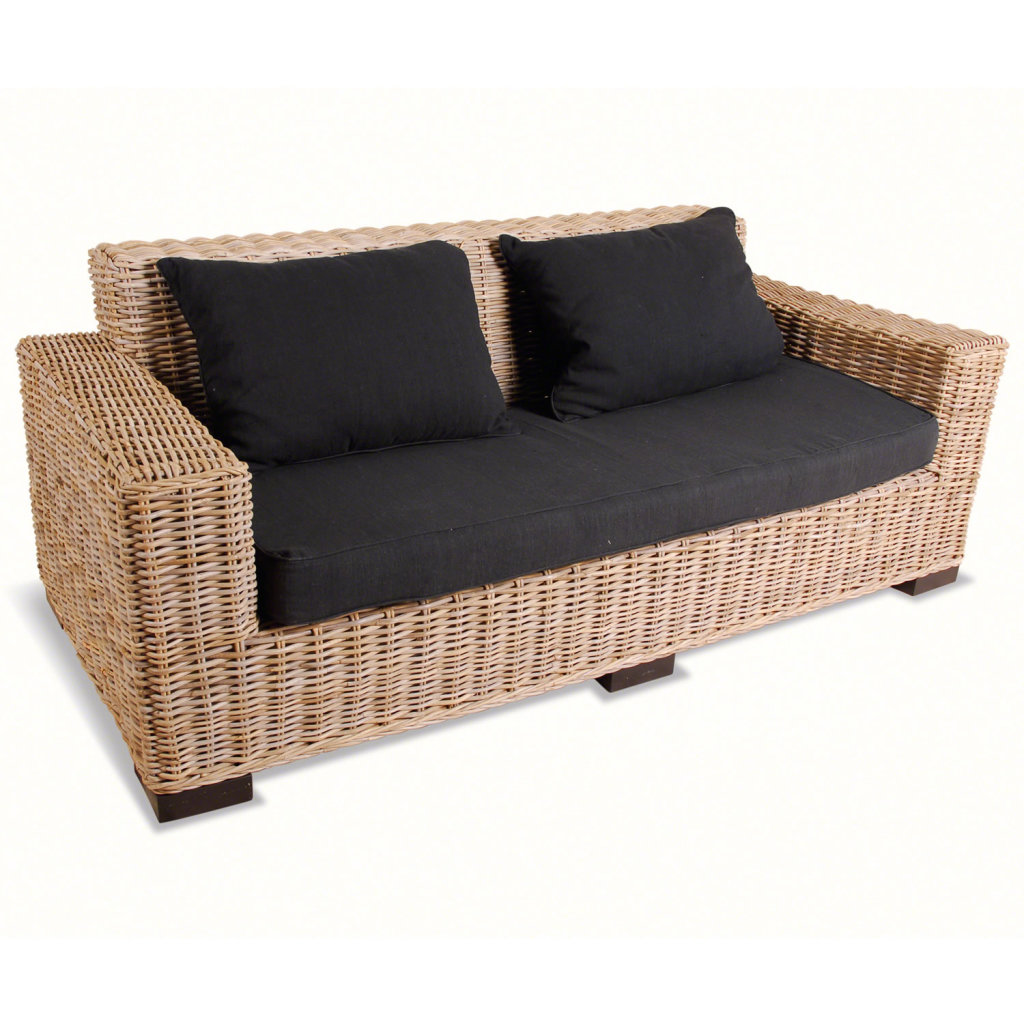 Rattan 2 Seater Sofa