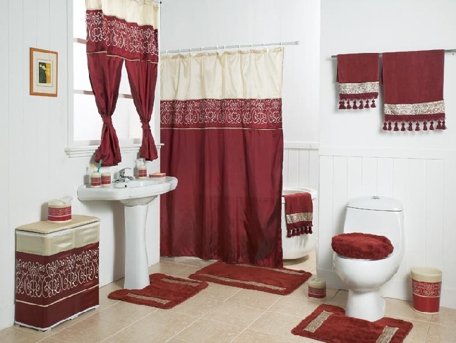 Shower Curtain Sets with Rugs