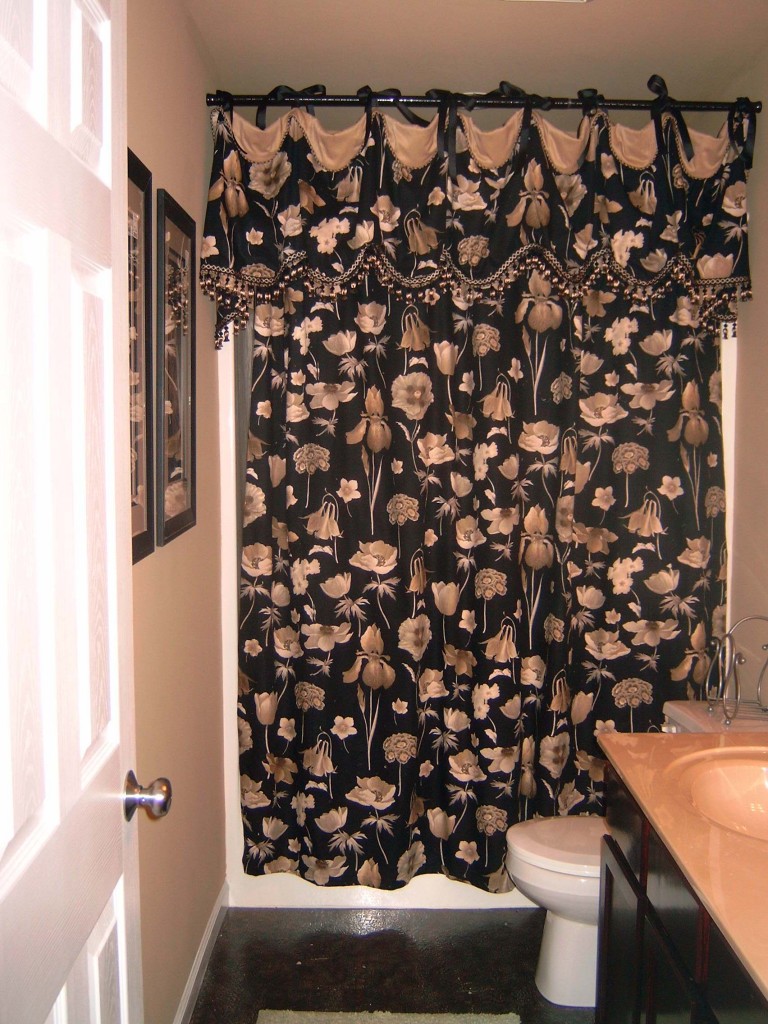 Shower Curtain Sets with Valance