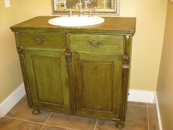 Used Bathroom Vanity Cabinets