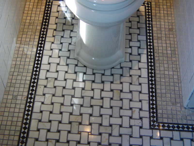 Vintage Bathroom Floor Tile