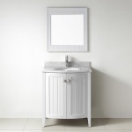 30 White Bathroom Vanity with Drawers