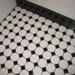 Black and White Bathroom Floor Tiles