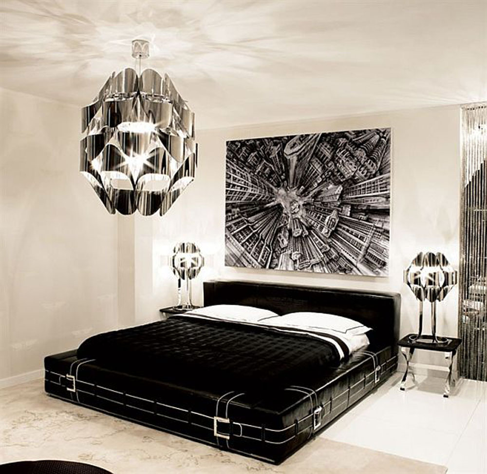 Black and White Bedroom Decorating Ideas Pictures