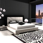 Black and White Bedroom Interior Design