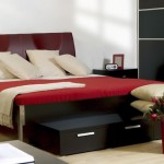 Red Black and White Bedroom Designs