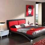 Red Black and White Bedroom Ideas