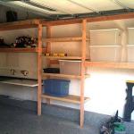 Simple Garage Shelves