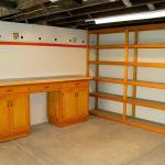 Wood Garage Shelves