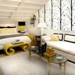 Yellow Black and White Bedroom Ideas