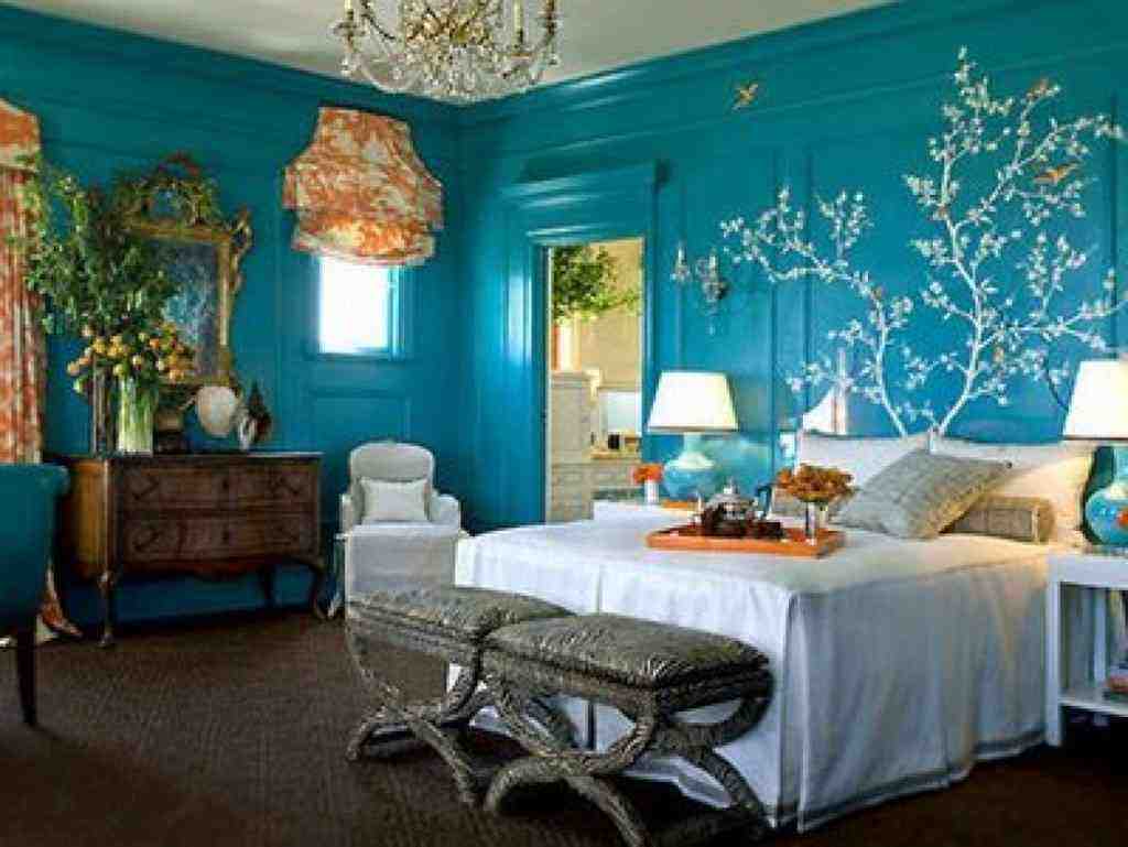 Blue and Teal Bedroom