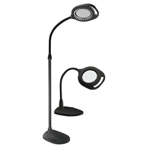 Dazor Magnifying Floor Lamp with Light