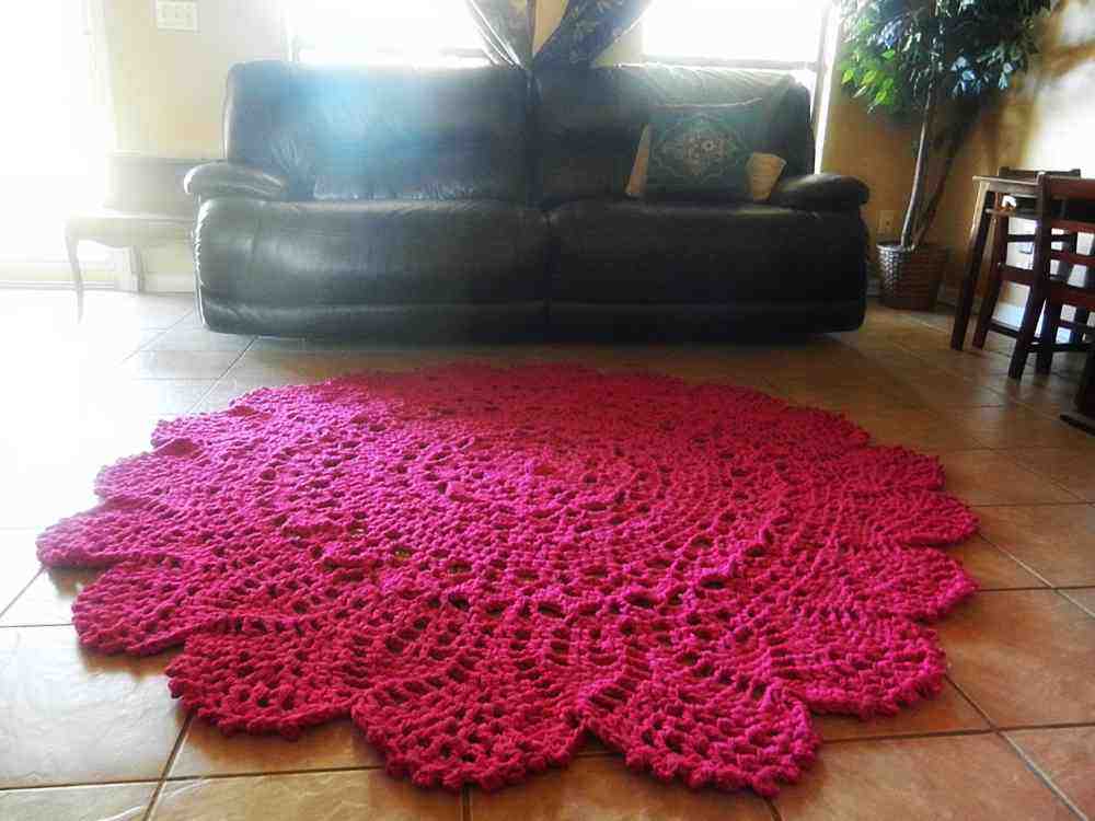 Hot Pink Area Rug