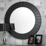 Large Black Wall Mirror