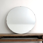 Large Frameless Wall Mirrors