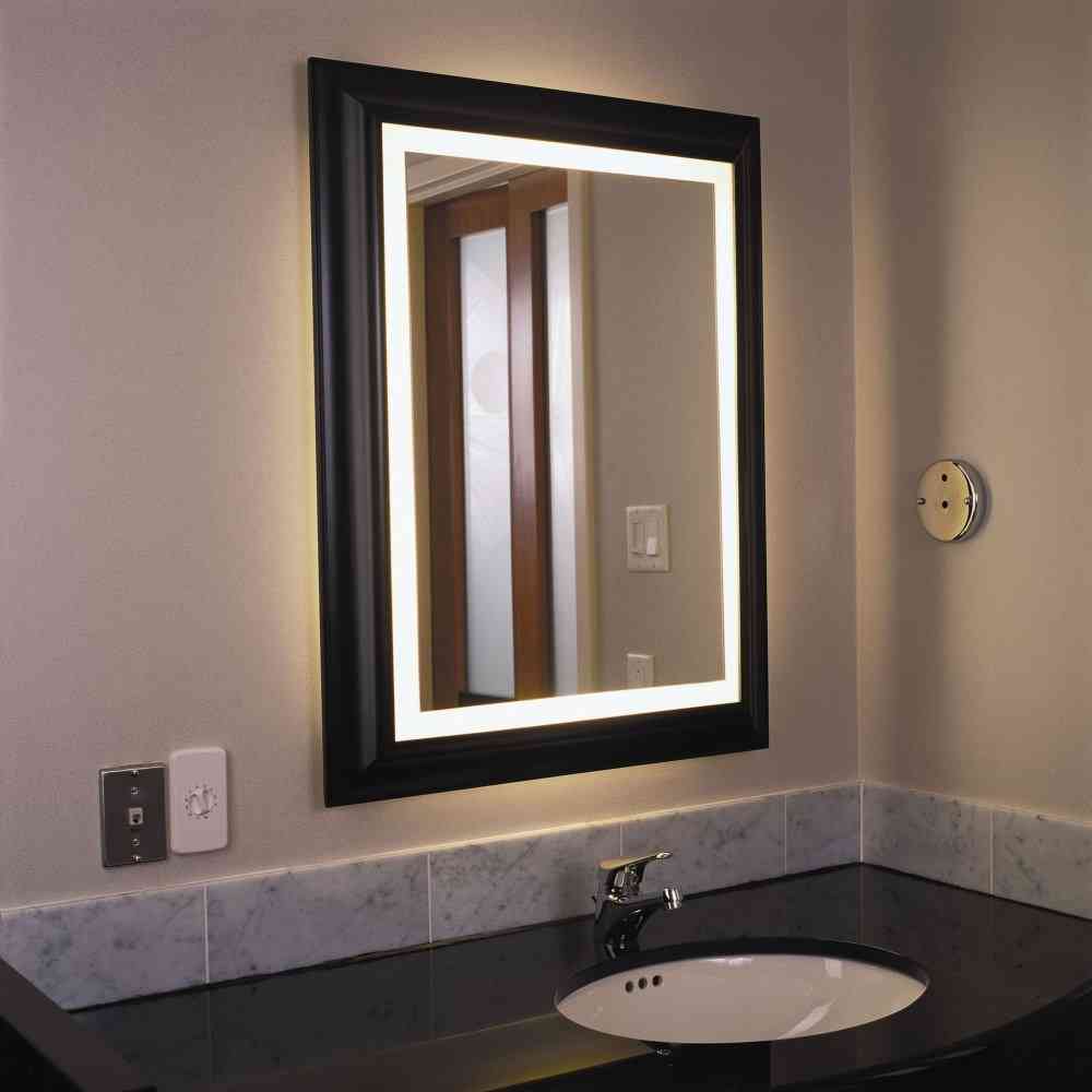 Lighted Bathroom Wall Mirror