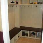 Mudroom Shelves with Hooks