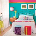 Pink and Teal Bedroom