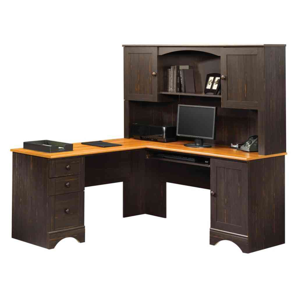 Sauder Corner Desk with Hutch