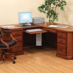 Solid Wood Corner Desk for Home