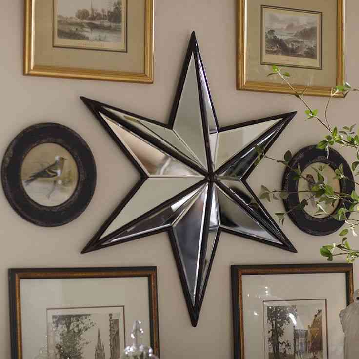 Star Mirror Wall Decor
