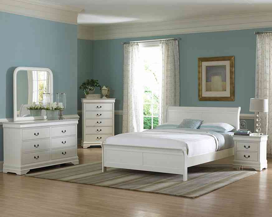White Full Size Bedroom Set